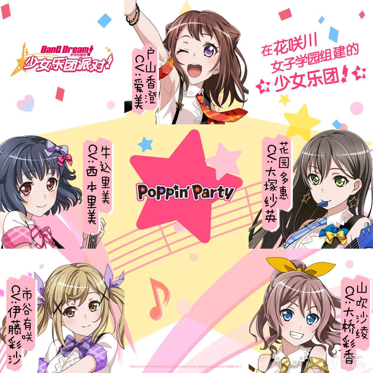 poppinparty乐队介绍