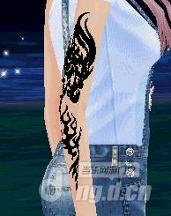 图6火焰龙首纹身.jpg 图6火焰龙首纹身.jpg