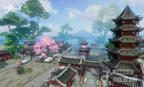 图3：新《诛仙》手游河阳城.jpg